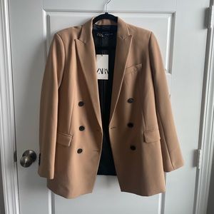 New Zara beige/tan blazer M